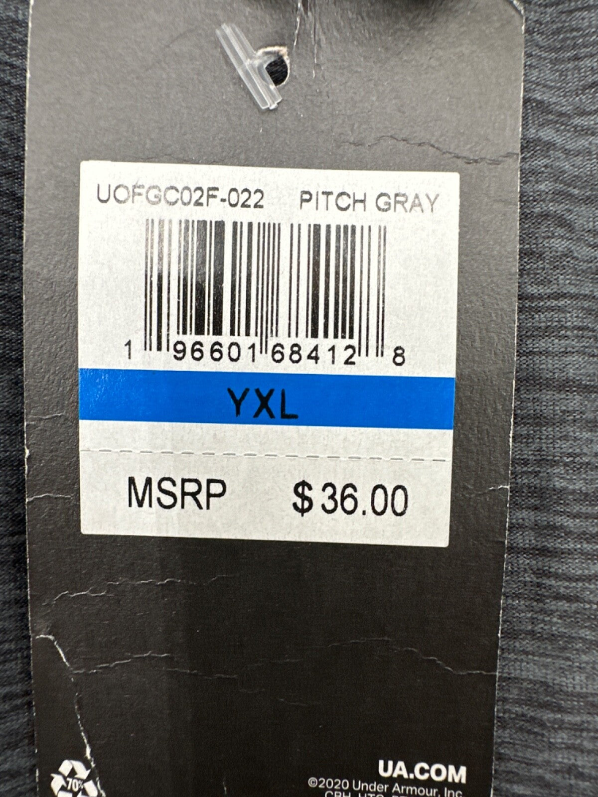 $36 Under Armour Boys Jogger Pant-UOFGC02F022 - Pitch Gray - XL - New With Tags