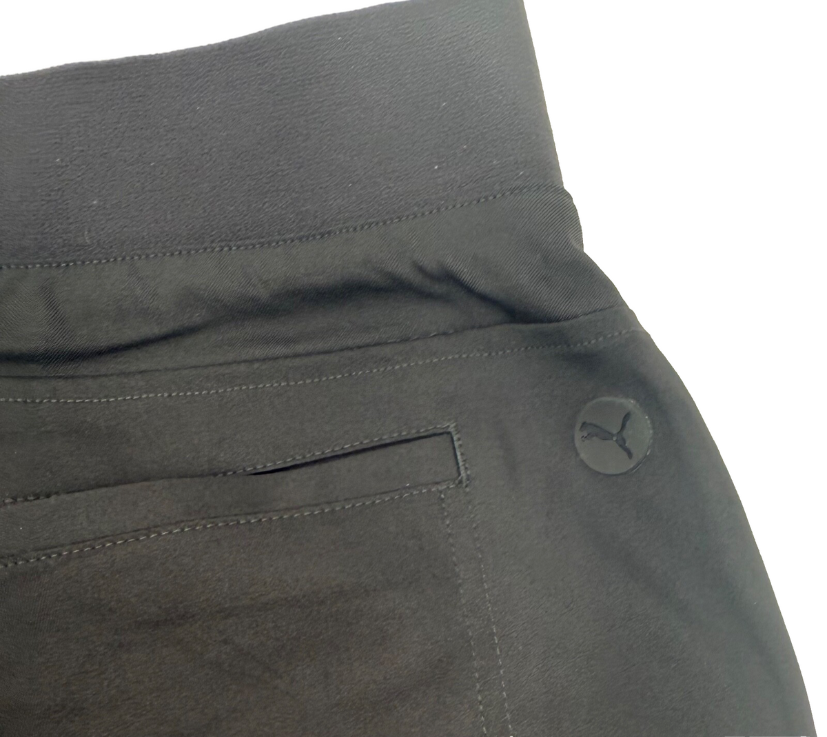 $65 Puma Women’s-Bermuda Golf Shorts-Puma Black-Medium-New Tag