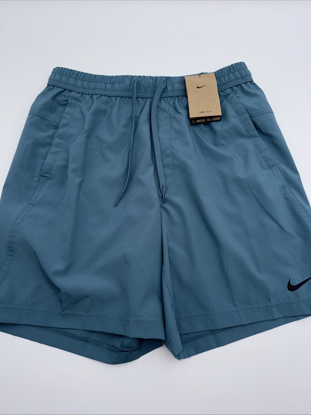 Nike Men's Form Dri-FIT 7" Unlined Versatile Shorts-Smokey Blue- Small - New Tag