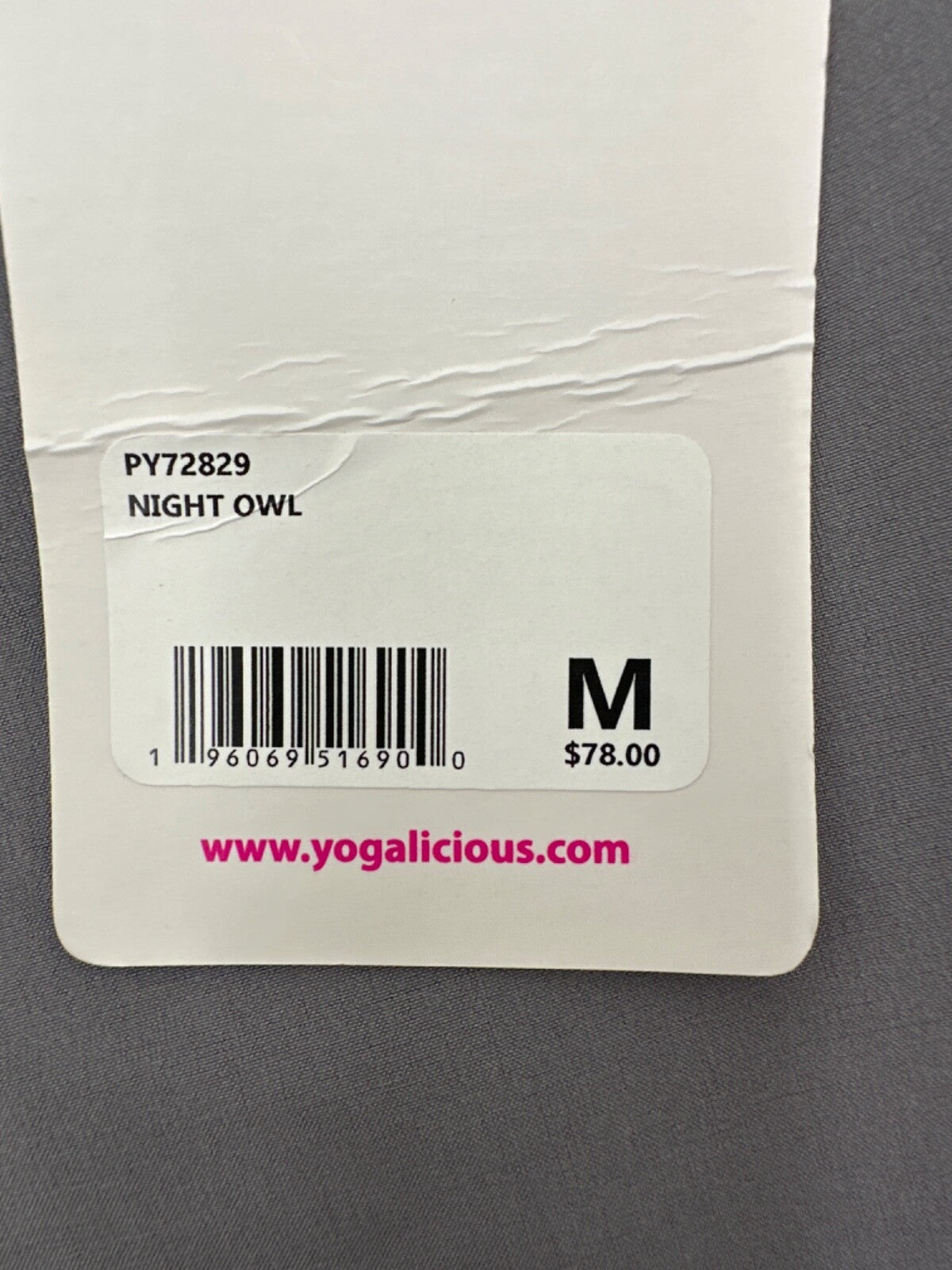 $78 Yogalicious Women’s Pants - PY72829 - Night Owl - Medium - New With Tags