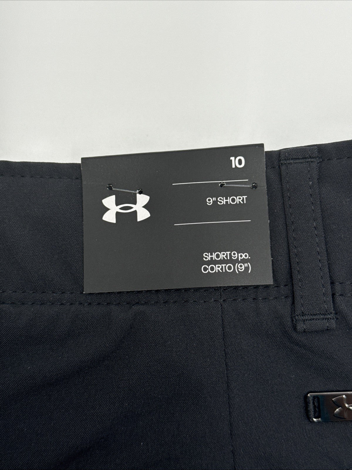 $75 Under Armour Women’s Links Golf 9” Shorts- Black - Size: 10 (30/31”W) - NEW