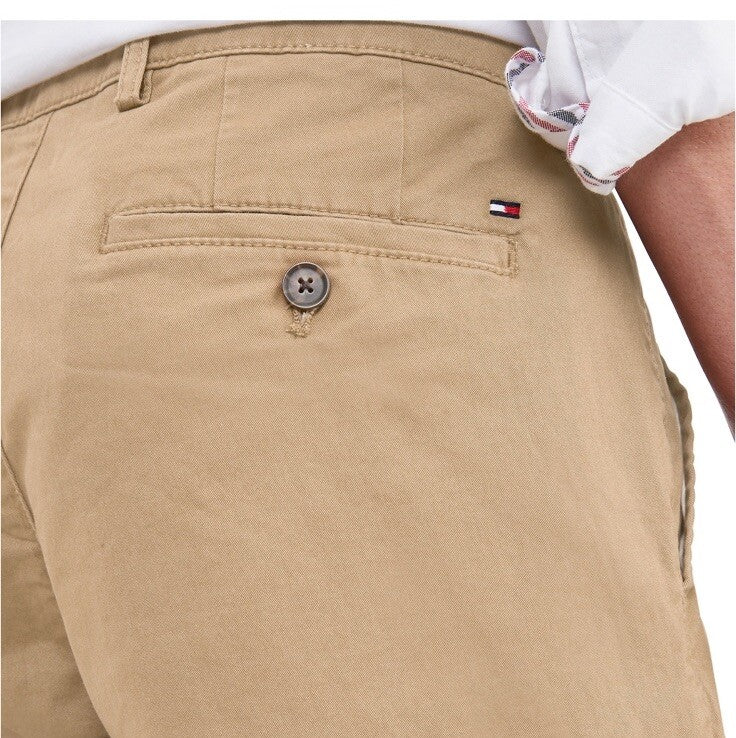 $80 Tommy Hilfiger Men The Flex Chino Cotton Casual Pants - Sand Beige-32W 30L