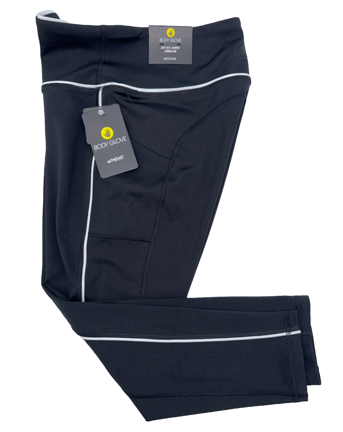 $68 Body Glove Women's Leggings - BFLC759 - Black - Medium - New With Tags