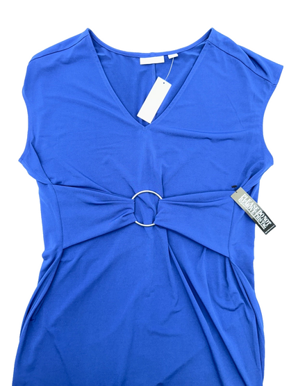 $55 New York & Company Women's Knee Length Dress- Blue - Medium - New With Tag