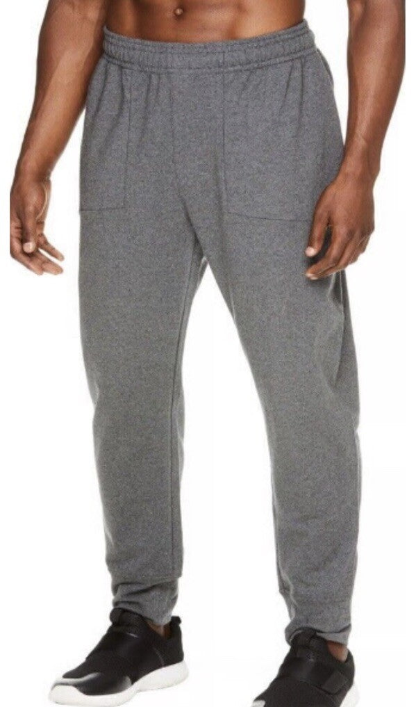 $70 Gaiam Men’s Restorative Slim Fit Jogger- Sleet Heather- Medium