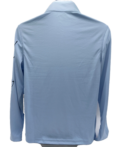 $78 Panama Jack Men’s 1/4 Zip Long Sleeve Shirt- Blue - Small- New With Tag