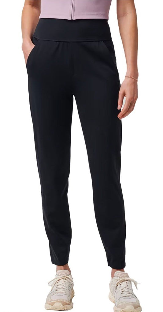$120 TRAVIS MATHEW Women’s Moveknit Resilience Pants - Black- Large-New Tags