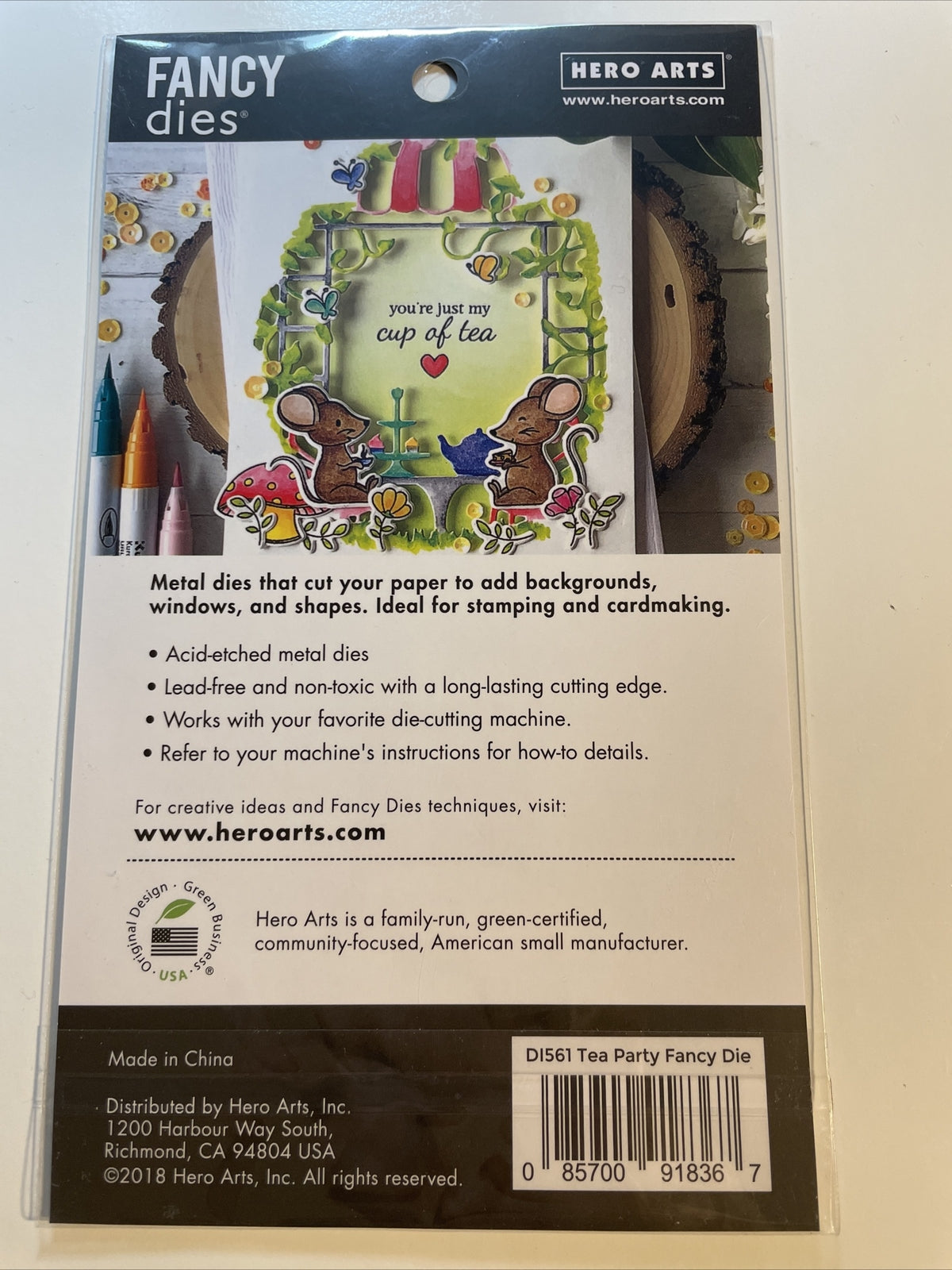 Hero Arts Fancy Dies Tea party Fancy Die DI561
