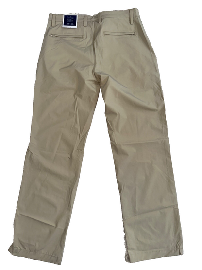 $65 Club Room Men’s 4-Way Stretch Tech Pants-Light Khaki- 30W x 30L - New