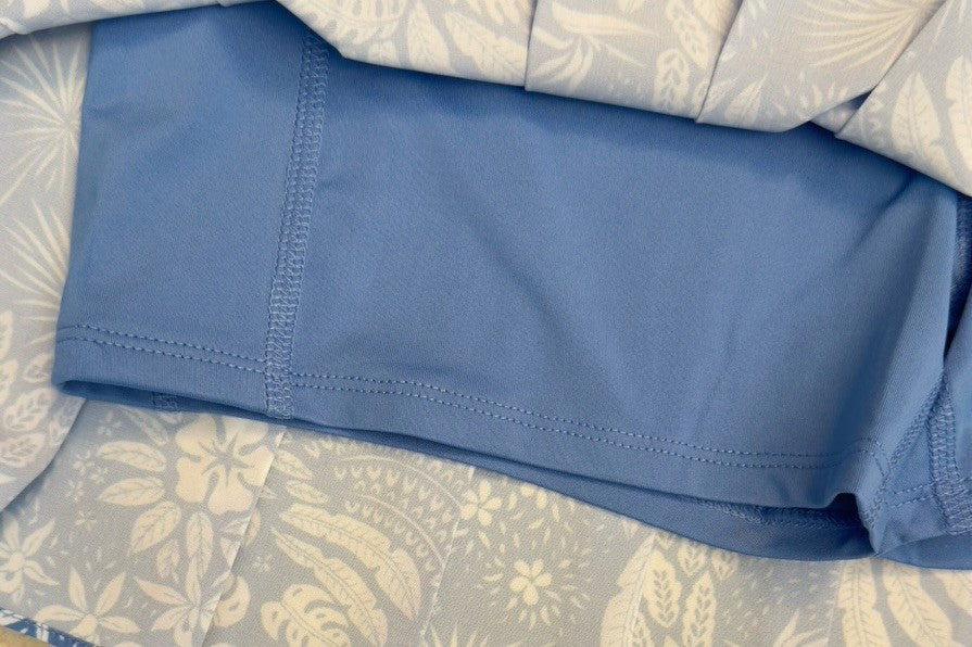$118 Tommy Bahama Women’s- Everyday Active Golf Skort -Blue/White Floral-Small