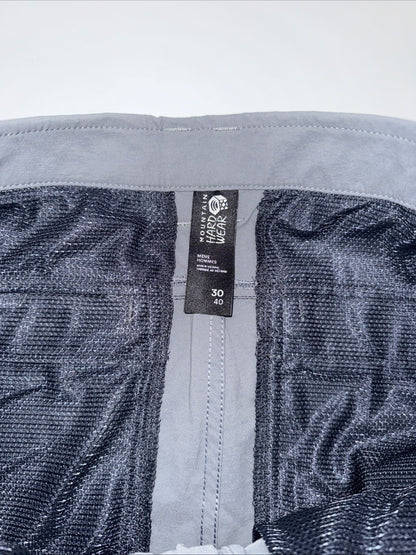$75 Mountain Hardwear Men’s Basin Trek Shorts- Foil Grey - 30W-NEW w/ Tag
