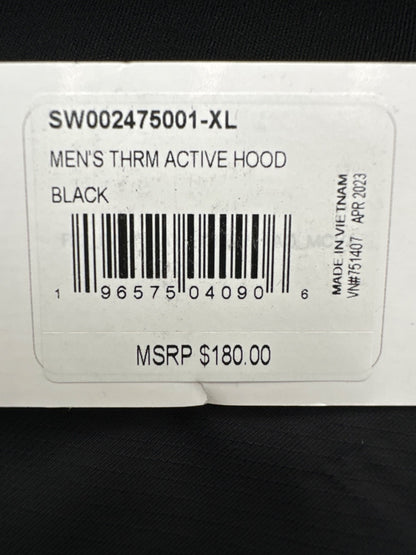 $180 Smartwool Men's Thermal Merino Active Hoodie - Black - XLarge - New