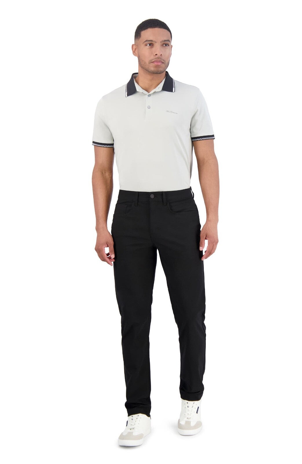 $89 Ben Sherman Men’s 4 Way Stretch Tech Pants- Black- 32W x 32L - New with tag