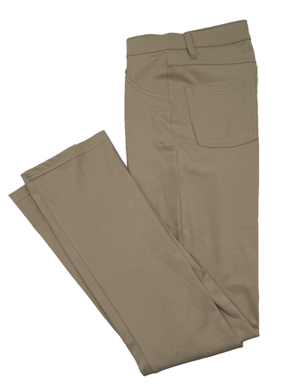 $58 HUE Women’s-Stretch Pant-White Pepper (Beige) -Medium-New Tag