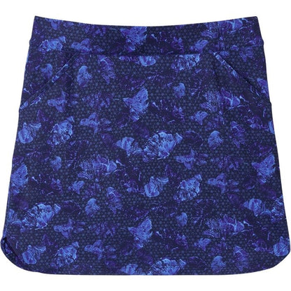 $125 Peter Millar Women’s Ginko Print Golf Skort - Abaco - Large -New With Tag