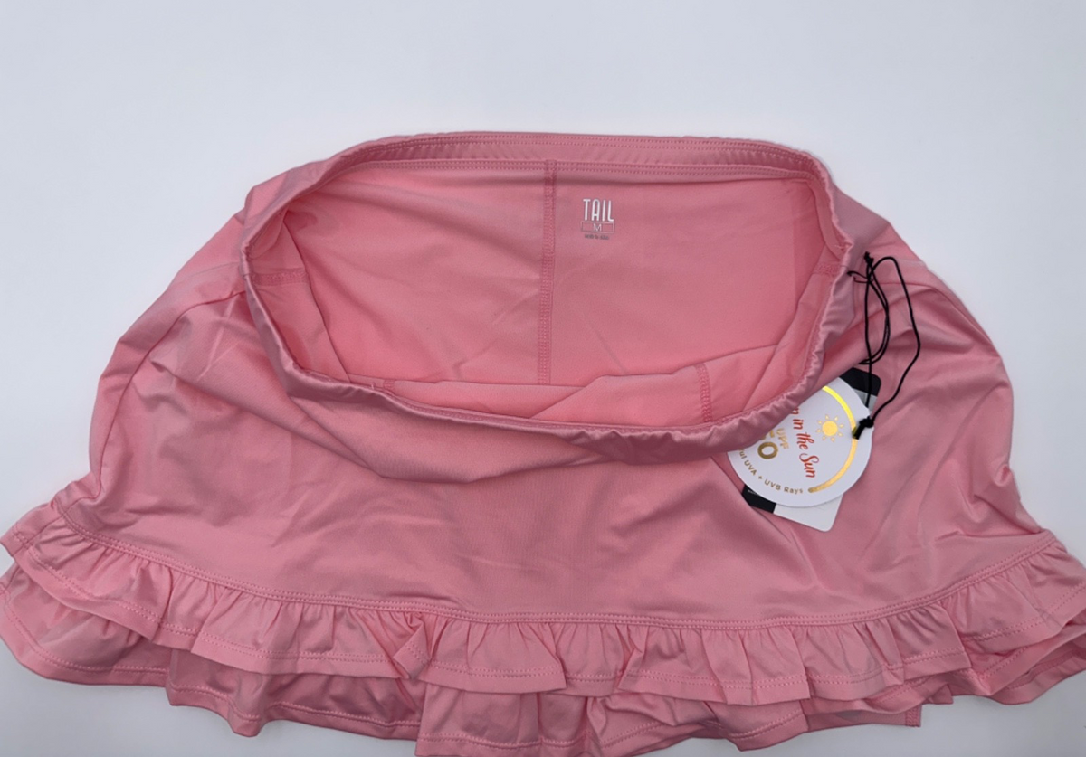 $69 Tail Women’s Fun in the Sun Jinx Ruffle Skirt - Icing - Medium - New Tags
