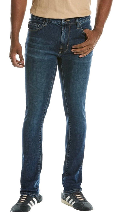 $228 John Varvatos Men’s USA Wight Skinny Straight Denim Jeans-Dark Indigo- 33W