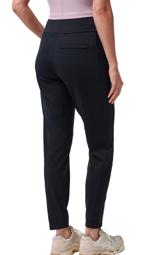 $120 TRAVIS MATHEW Women’s Moveknit Resilience Pants - Black- Large-New Tags