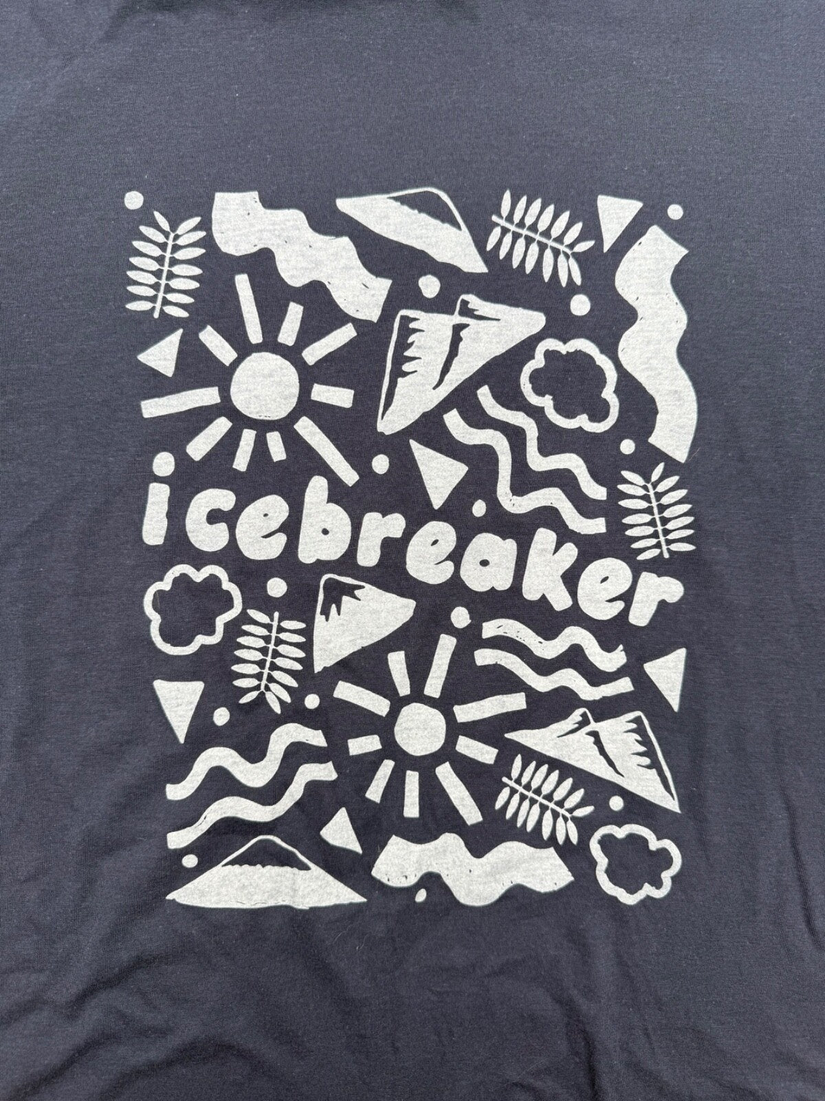 $55 Icebreaker Men’s- Tencel Cotton Short Sleeve-Midnight Navy-Medium-New Tag