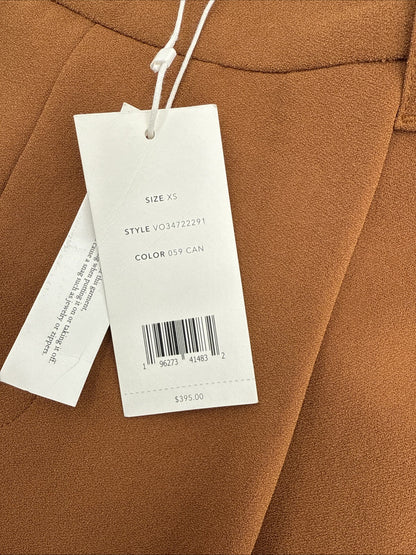 $395 Vince Women’s Wide Leg Pull-On Pants- Brown Tan- XSmall- New With Tags