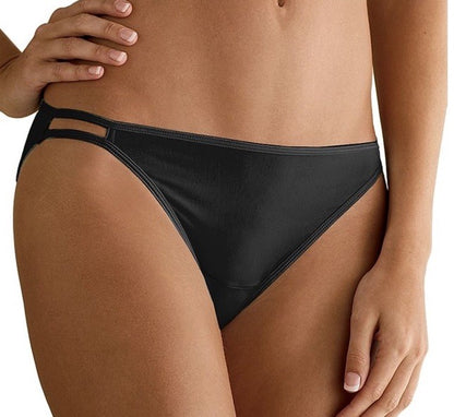 $40 Vanity Fair String Bikini Panty (Pack Of 3)-Colors As Shown-18108-6/Medium