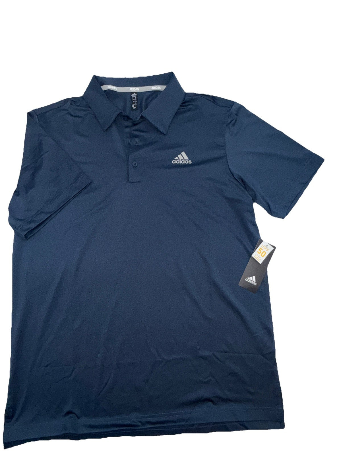 $65 Adidas Men’s Polo Golf Shirt ADVS20R772- Navy Blue- Medium- New Tags