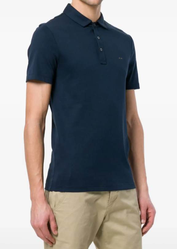 $90 Michale Kors Men’s Cotton Polo- Spring 1-Midnight Blue - Small - New Tag