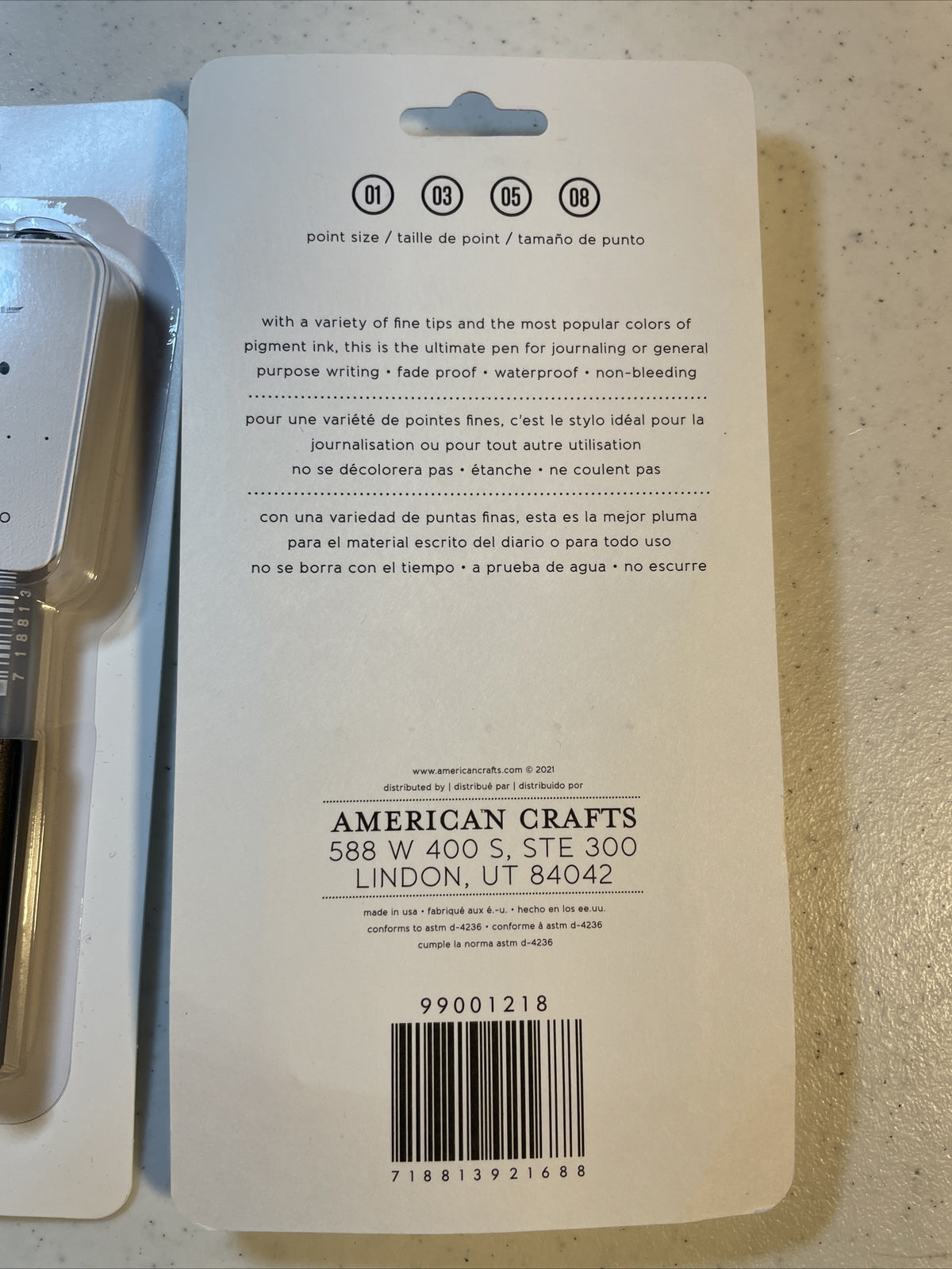 Lot Of 2X American Crafts Point Planner Fine Line Pens, High Quality 10 Total