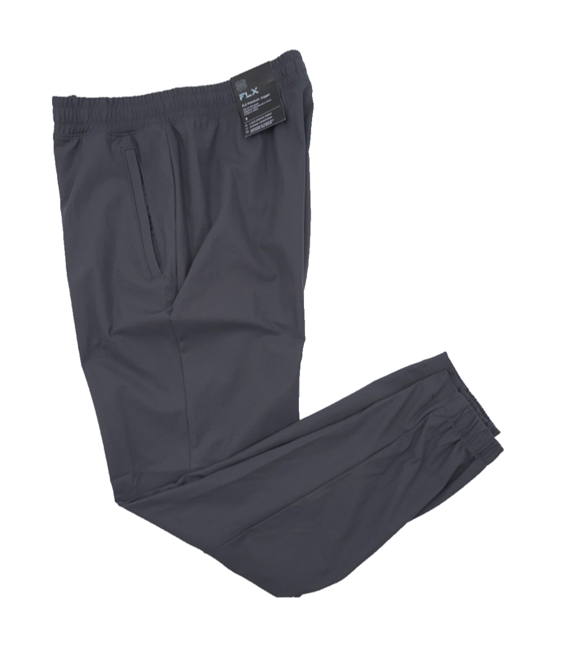 $40 FLX Men's Dynamic Stretch Knit Cuff Joggers - Forged Iron - Small - New Tag