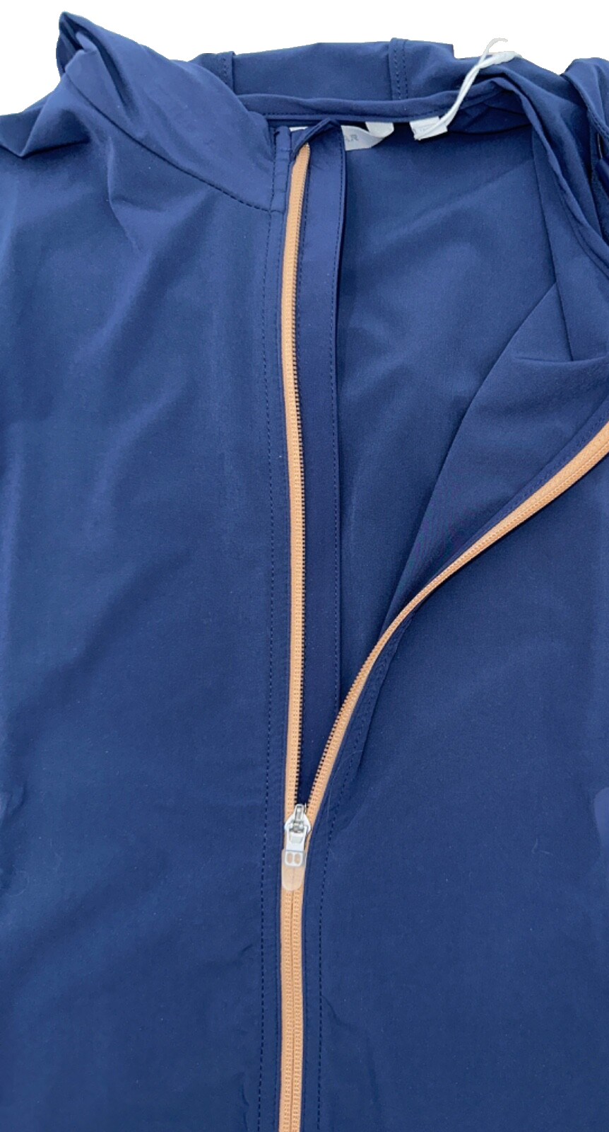 $170 Peter Millar Women’s Full-Zip Hooded Sleeveless Vest - Navy - Small- New