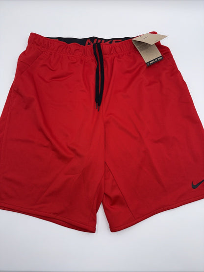 Nike Men's Totality 9" Unlined Knit Fitness Shorts- SCARLET Red- Medium- New