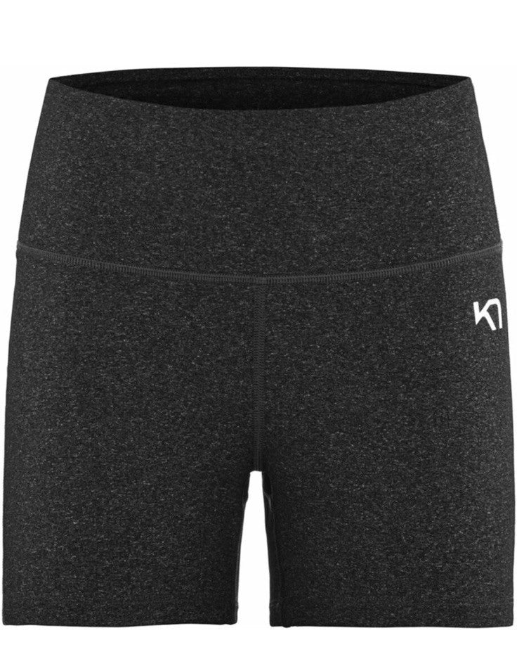 $75 Kari Traa Women’s Julie High Waist Bike Shorts- Black (charcoal) - Medium