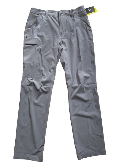 $75 Under Armour Men's Mantra Cargo Pants-  Grey - Size: 32W 32L - New Tags