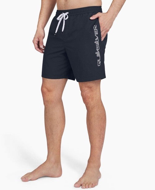 QUICKSILVER Men’s Behind the Waves 6.5" Volley Swim Shorts - Navy Blazer-XSmall