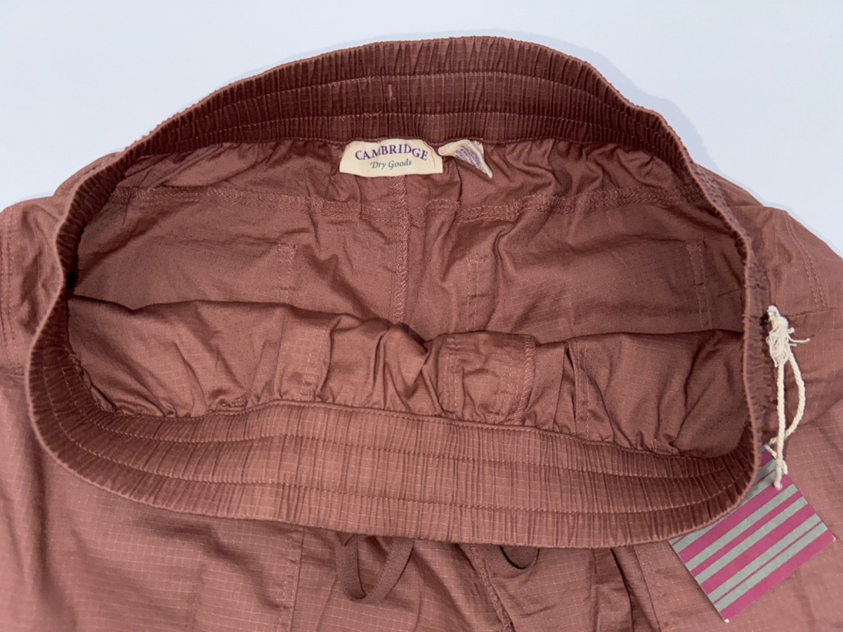 $89 Cambridge Dry Goods Women's Cargo Jogger Pant - Brown - Large - New