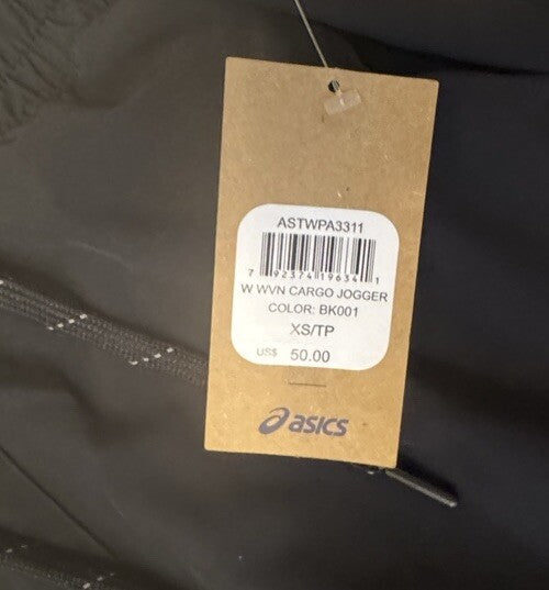Asics Women’s Woven Cargo Jogger - Black - XSmall