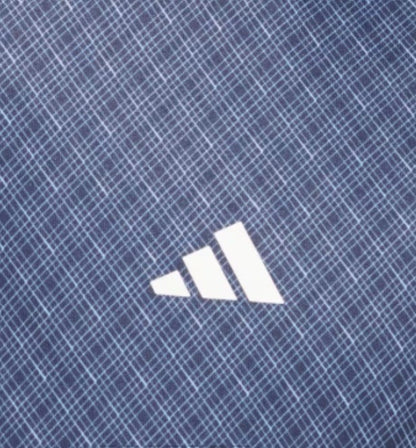$65 Adidas Men's Core Allover Print Golf Polo Shirt- Collegiate Navy- Medium-New