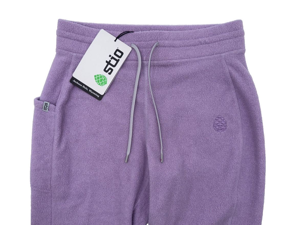 $110 Stio Women's Turpin Soft Fleece Jogger - Lavender Layer - Small - New Tag