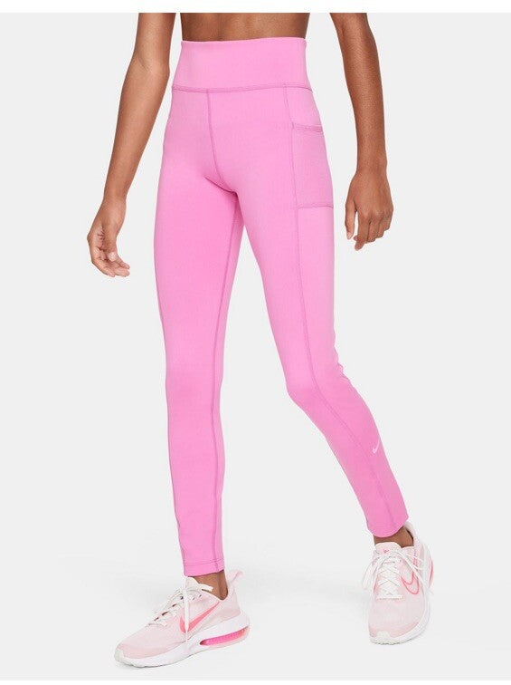New Nike Girls' 7-16 Dri-FIT One-Rise Leggings - FD2955 - Size XL- NWT $40