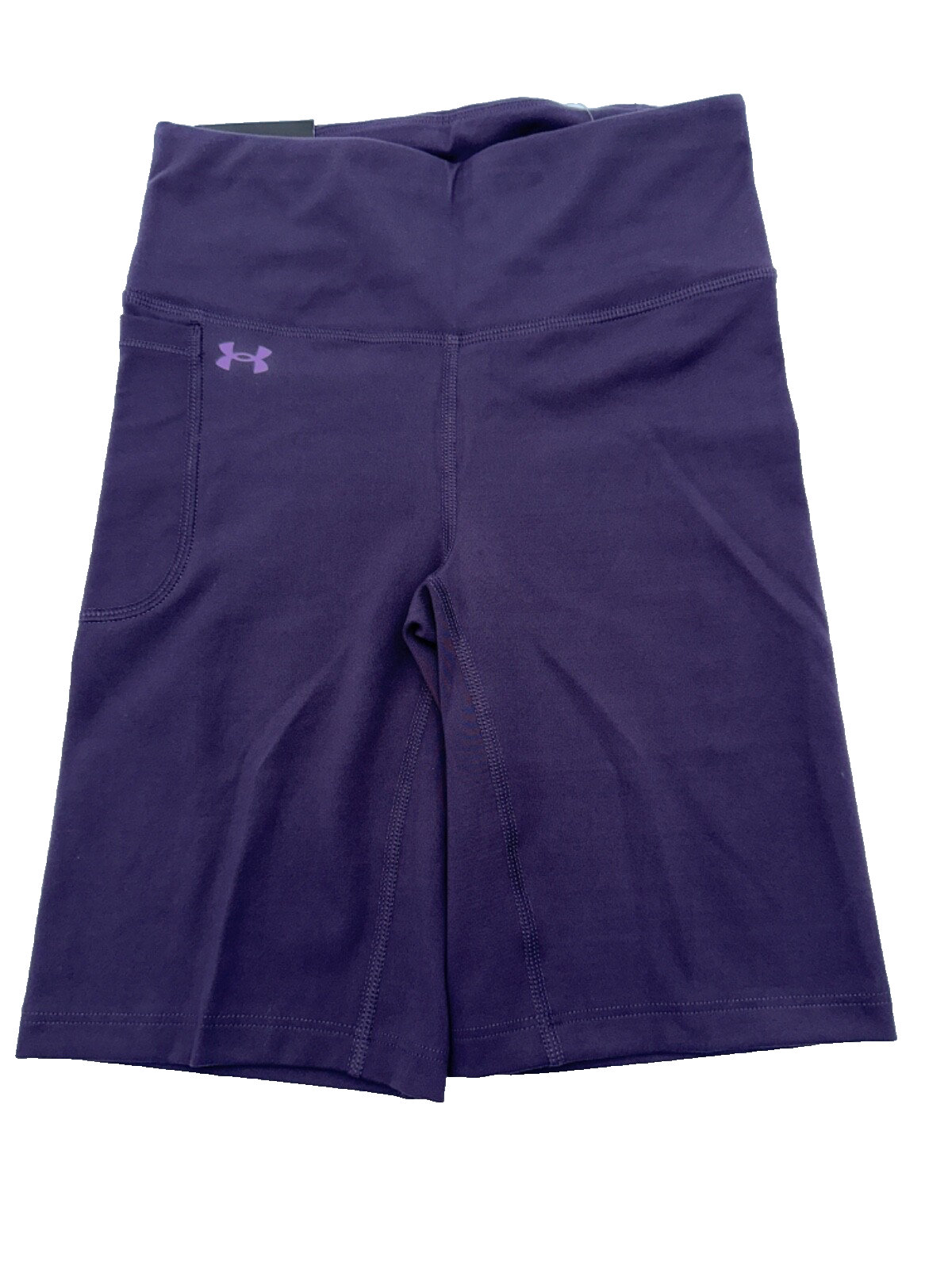 $45 Under Armour Women's Motion 8” High Rise Bike Shorts - Purple - Small - New