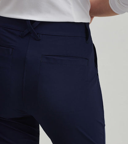 $170 Peter Millar Women’s Bingham High Stretch Ankle Pants - Navy - XSmall -New