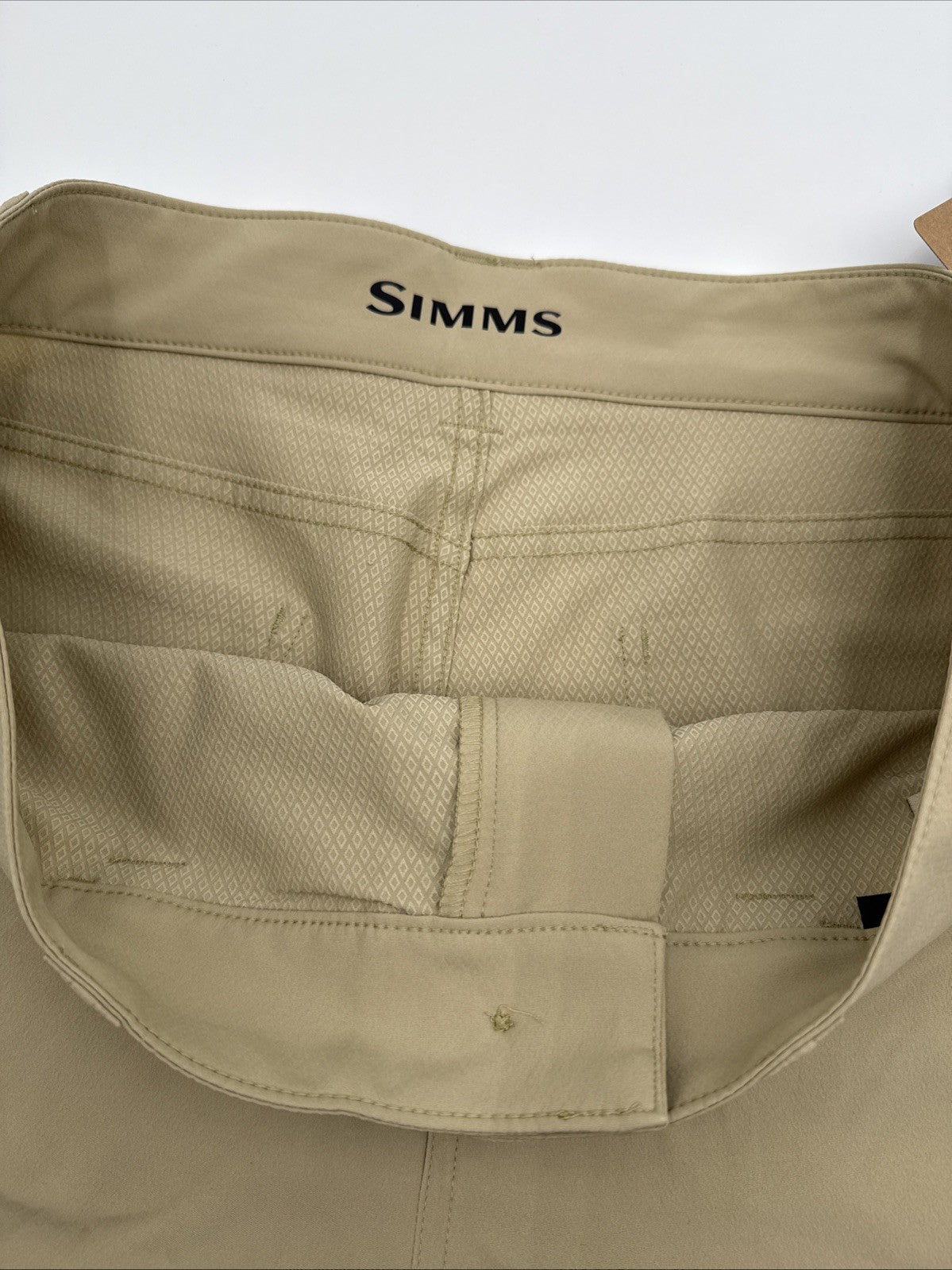 $76 Simms Men’s Skiff Shorts 9" Fishing Classic Fit UPF-Sandbar Beige- 36W- NEW