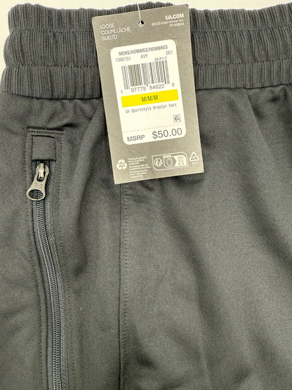 $50 Under Armour Men’s- Sportstyle Brawler Pants -Black-Medium-New Tag