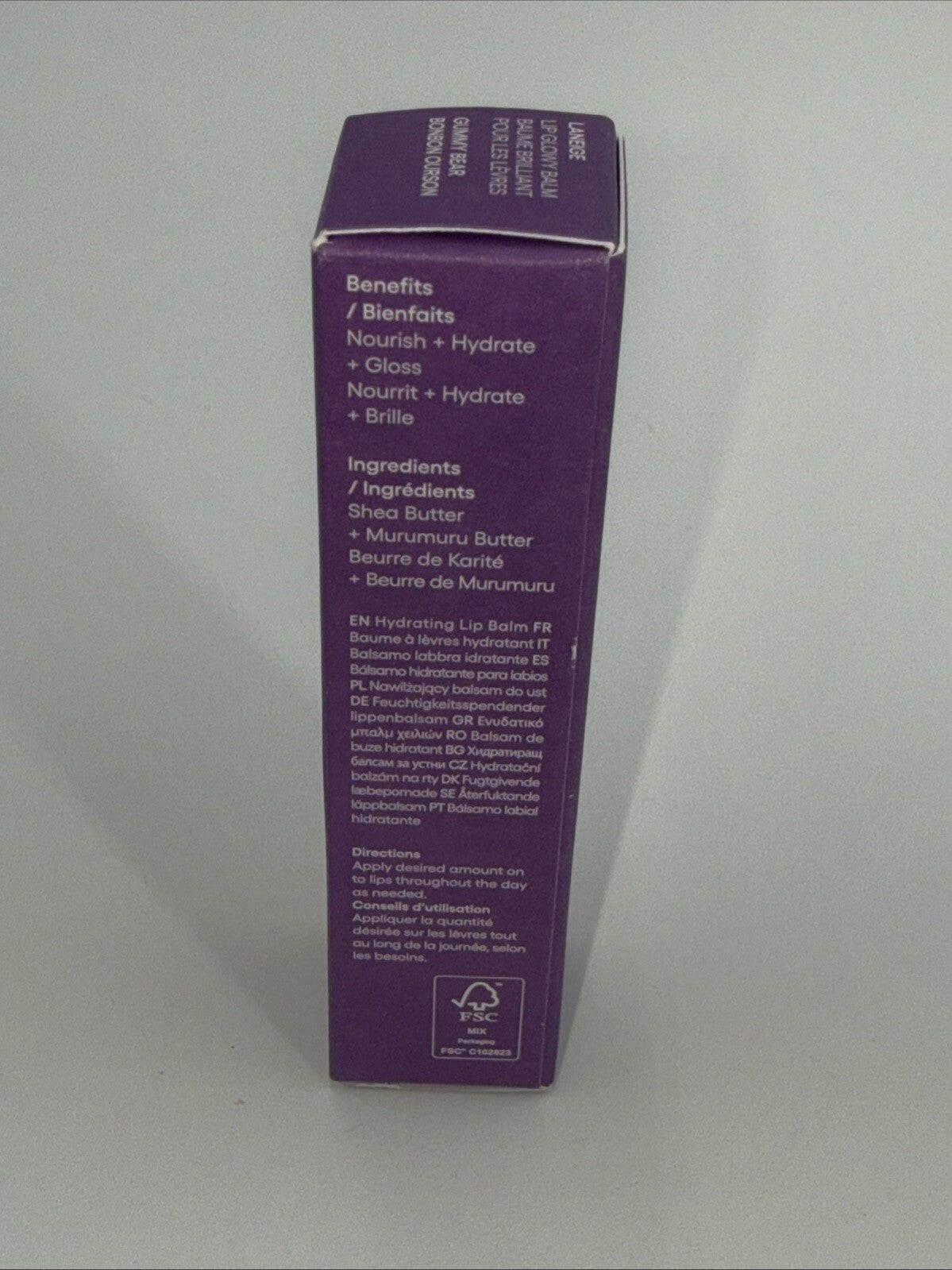 Laneige Lip Balm - Hydrating Glossy Tint (Clear & Concise) Gummy Bear- 0.35oz