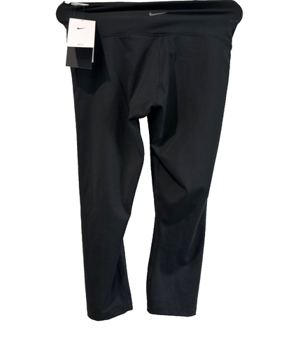 $55 Nike Women's High Waist Capri Leggings - Black - Medium - New With Tags