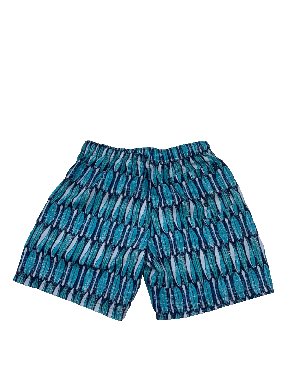 $90 Franks Men’s  6” Swim Shorts - Blue Longboard Stripe- Small- New with Tag