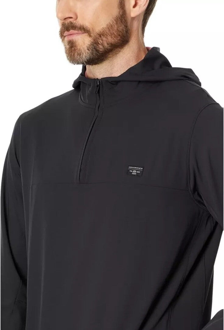 $150 Travis Mathew Men’s Ancient Ruins Soft Micro Hoodie-Black- Small- New Tags