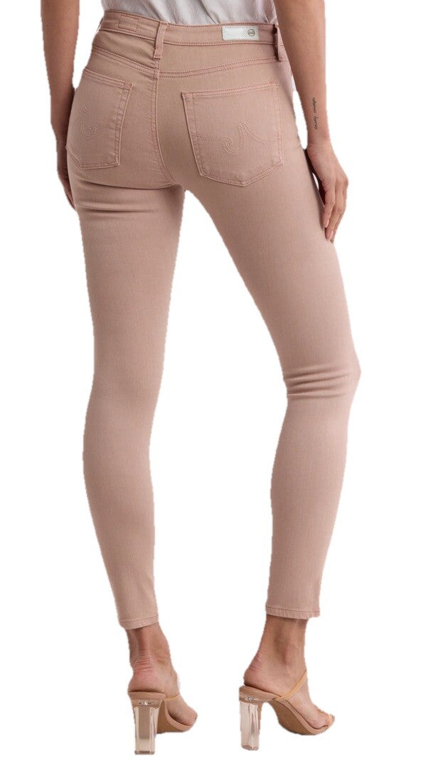 $208 AG Jeans Women’s Farrah High Rise Skinny Ankle Pants Jeans - Mauve- Size 32