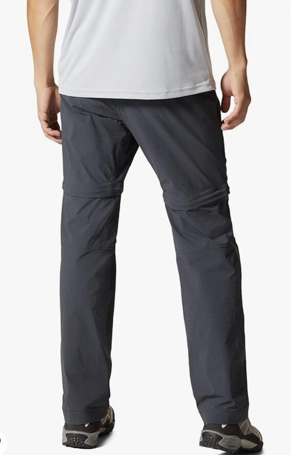 Mountain Hardwear Men’s Convertible Cargo Pants Outdoor Hiking-D.Grey-38Wx31L