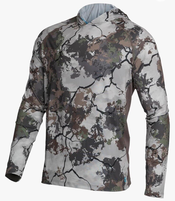 Fieldsheer Performance Men’s Mobile Cooling Long Sleeve Hoody-Kings Camo-Small